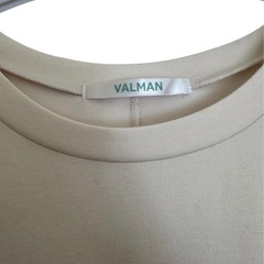 VALMAN ベージュ 半袖ロングワンピースの画像