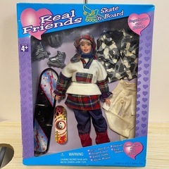 Real Friends スケートボード fingerboard バービー人形の画像