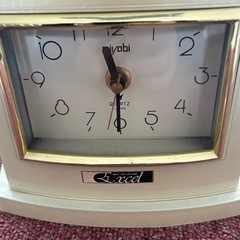 Ⓜ️商品 【土日対応】株式会社　ワーク　フラワー照明置き時計　動作確認済み　現状渡し　11-02-03 の画像