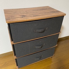 【2個】ニトリ 3段チェスト の画像