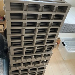 ジョイントパレットすのこベッド　シングル×2の画像