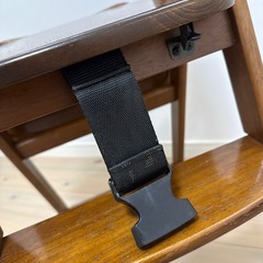 木製ワンタッチハイチェア　ベビーチェア　の画像