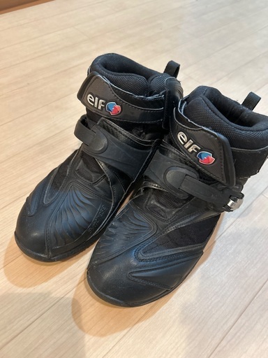 値下げ交渉あり?elf正規品　バイクブーツ　美品　26.5サイズ　ブラック
