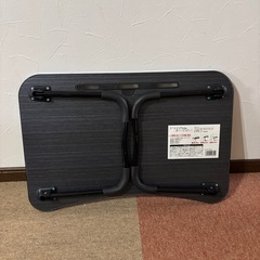 おりたたみ簡易デスク　ブラック　W595の画像