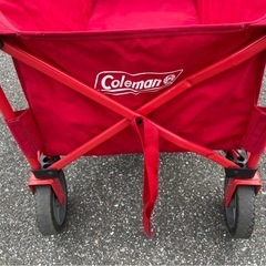 Coleman コールマン アウトドアワゴン レッド キャンプの画像
