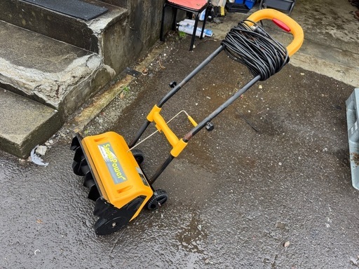 アルファ工業　 手押し式 除雪機 電動除雪機　E-5350