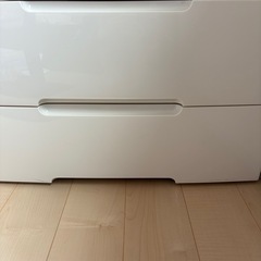 【美品】ホワイトチェスト　プラチック　5段タンスの画像