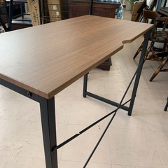 美原店　ニトリ　デスク　ザッキー95 ブラウンの画像