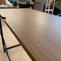 美原店　ニトリ　デスク　ザッキー95 ブラウンの画像