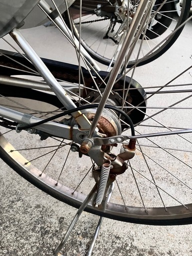 パナソニック電動自転車　シルバー