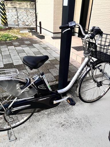 パナソニック電動自転車　シルバー