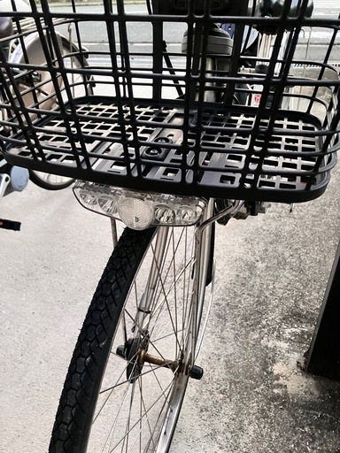 パナソニック電動自転車　シルバー