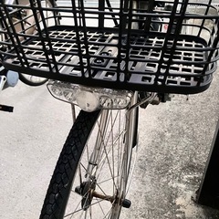 パナソニック電動自転車　シルバーの画像