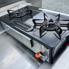 LPガスコンロ　リンナイKGM64bk264BK2の画像