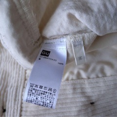 GU コーデュロイ　ジャケットの画像