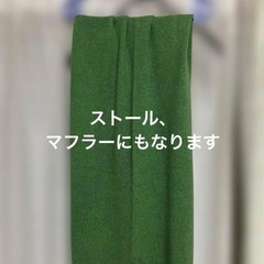 カシミヤ100%ストール&新品ハンドメイドのニット帽の画像