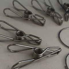 未使用★ステンレス　ピンチ　10個セットの画像