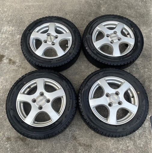 155/65R13  スタッドレス　アルミホイール　4本セット　ヨコハマ　ワゴンR ミラ　ムーブ　アルト