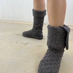 UGGニットブーツ.   23.5-24の画像