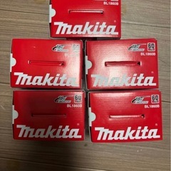 マキタ純正バッテリー　18v6a      5こ個の画像