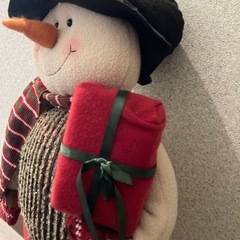 クリスマス  雪だるま   装飾品 スノーマン　足がのびるスノーマンの画像