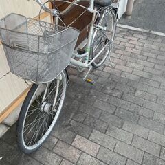 リサイクルショップどりーむ荒田店　No561 自転車　シティサイクル　２７インチ　ギア内装三段切り替え　LEDオートライト　パナソニックの画像