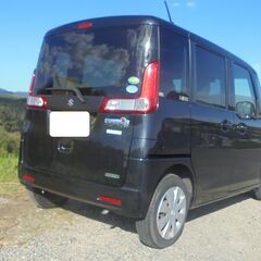 ☆彡２６ｙ純黒スペーシア！『Ｘ』！左ＡＳドア！ナビＴＶ！ＥＴＣ！スマキー！バリ山タイヤ！実検ワイド令和９年６月末迄！の画像