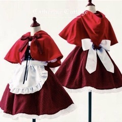 【キャサリンコテージ】 110cm★ハロウィン衣装 赤ずきん　ディズニー　ドレスの画像