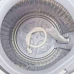 (送料無料) 2020年 美品 7kg 洗濯機 SHARP 穴無し槽 自動おそうじ機能 ⑧の画像