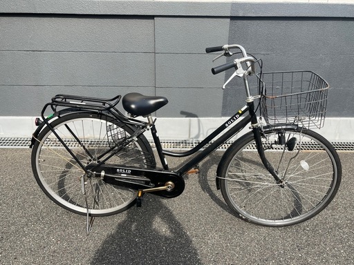 27インチ自転車　ダイワサイクルSOLID　チェーン・前輪新品交換済み