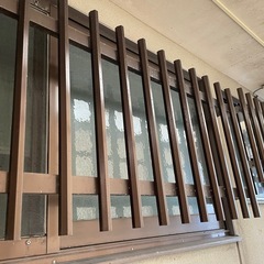 アルミサッシの柵の画像