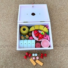 マザーガーデン 木製キッチン&スウィートカフェセットの画像