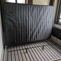 マンションモデルルーム使用のダブルベッド　総合家具の画像