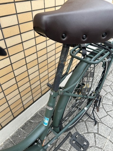 自転車　26インチ　自転車カバーとスマホホルダーと荷台の紐付き　