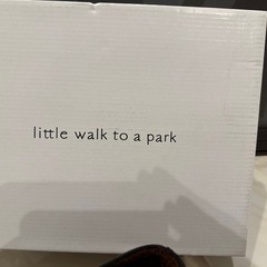 little walk to a park リトルウォークトゥーアパーク　冬靴　ダークな茶系　サイズMの画像