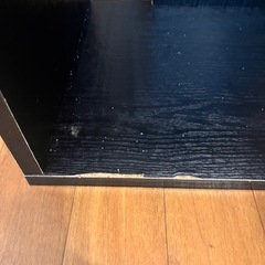 45cm水槽用台 GEX アクアラック ウッド 450BK（中古・傷あり）の画像