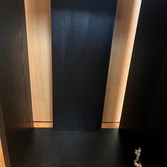 45cm水槽用台 GEX アクアラック ウッド 450BK（中古・傷あり）の画像