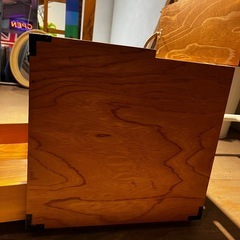 レトロ　からくり　収納棚の画像