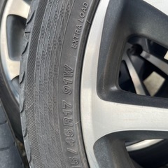 ホイールタイヤセット　17インチ の画像