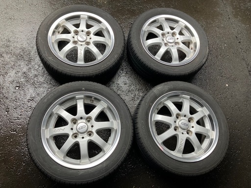 無限　14インチアルミホイール　夏タイヤ付き