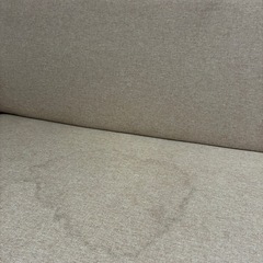 ソファー 2.5人掛け フロア ワイドソファ FBS-2P-W クッション付き ひじ置き付き ゆったり ベージュ 布張り ウレタン 2.5人一人暮らし 新生活【P】の画像