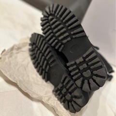 nouer 牛革　ハイカットブーツ厚底ソール　編上げ　ショートブーツ　ブラック　サイズ39 YAMADAYA 美品の画像