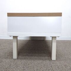 新札幌 IRIS OHYAMA アイリスオーヤマ ウッドAVボード WAB-950 W95×D33×H30cm /No.3688の画像