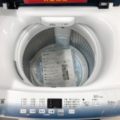 【安心の1年保証】Haier 5.5kg 全自動洗濯機 JW-U55LK 2023年製の画像