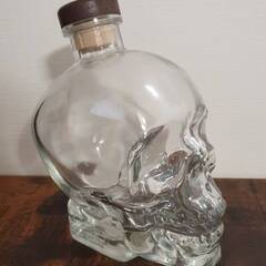 クリスタルヘッドウォッカ 空ボトル（スカルボトル）インテリア・花瓶・飾り用の画像