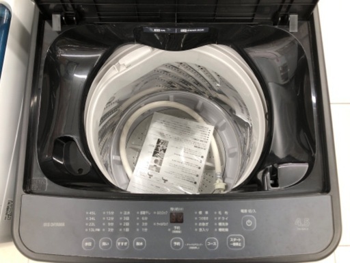 【安心の1年保証】IRIS OHYAMA 4.5kg 全自動洗濯機 TNI-45A1-B 2024年製