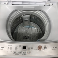 【安心の1年保証】AQUA(アクア) 4.5kg 全自動洗濯機 AQW-S4M 2022年製の画像