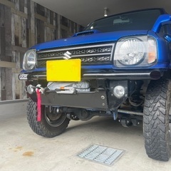 JB23 ジムニー ワイルドグース クローラーバンパー フォグランプブラケットの画像