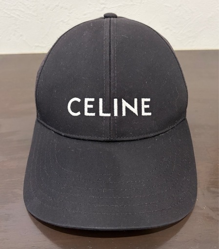 正規品_破格‼️美品クリーニング済_CELINE セリーヌ ベースボール キャップ ブラック