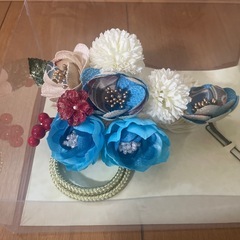 成人式　髪飾りの画像